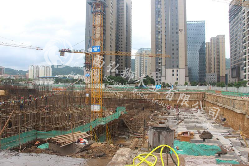 嘉峪关构筑工地施工